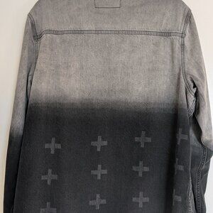 Kusbi Snakebite Ombré Denim Shirt, Size S